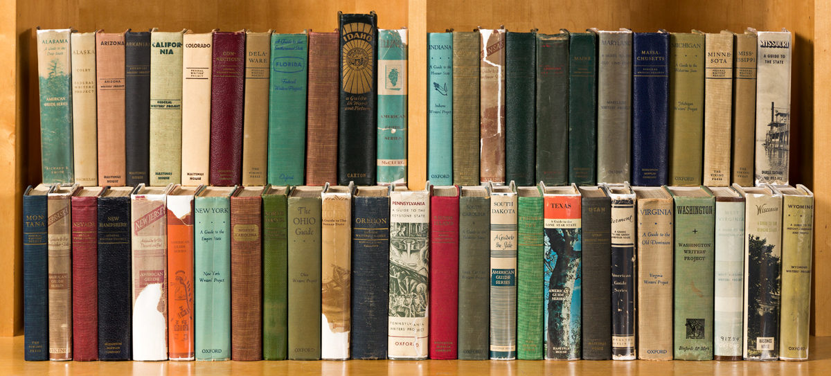 VARIOUS AUTHORS. Complete set of the WPA state guides.